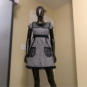 Tripp NYC Black and White Gingham Dress, NWT, Size Small